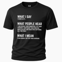 I Work In It... Funny Computer Cooling Performance Crew T-Shirt