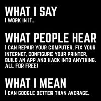 I Work In It... Funny Computer Full Zip Hoodie