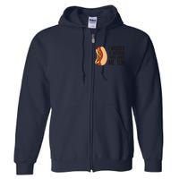 I Wonder If Hotdogs Think About Me Too Funny Hot Dog Full Zip Hoodie