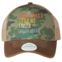 I Wish I Was A Little Bit Taller I Wish I Was A Baller Funny Legacy Tie Dye Trucker Hat