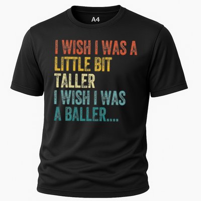 I Wish I Was A Little Bit Taller I Wish I Was A Baller Funny Performance Shirt