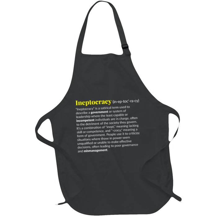 Ineptocracy Where Incompetence Is King Apron