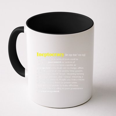 Ineptocracy Where Incompetence Is King Mug