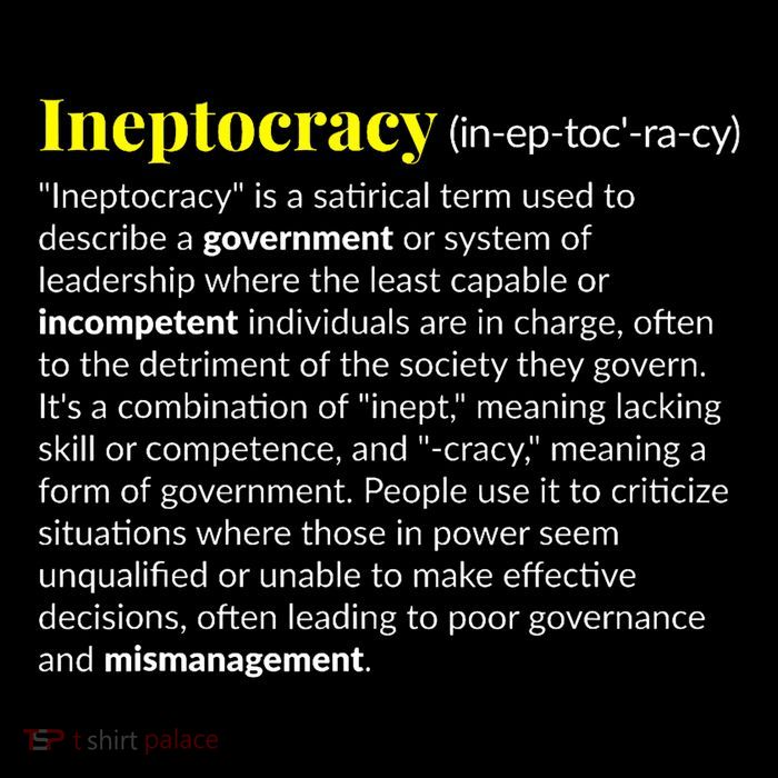 Ineptocracy Where Incompetence Is King Flatbill Hat