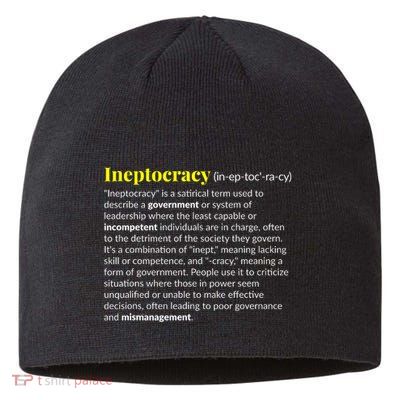 Ineptocracy Where Incompetence Is King Sustainable Beanie