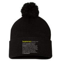 Ineptocracy Where Incompetence Is King Pom Pom 12in Knit Beanie