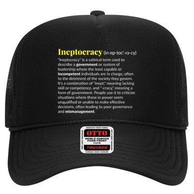 Ineptocracy Where Incompetence Is King Trucker Hat