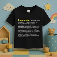 Ineptocracy Where Incompetence Is King Toddler T-Shirt