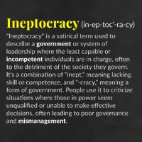 Ineptocracy Where Incompetence Is King Microfiber Hand Towel