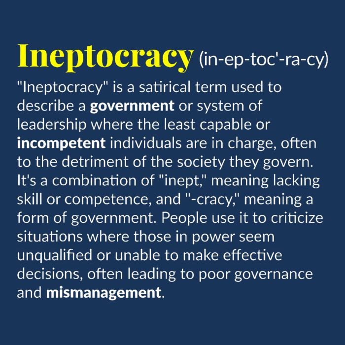Ineptocracy Where Incompetence Is King Infant Baby Jersey Bodysuit