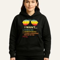 I Want It All To Break Free Ride My Bicycle Funny Hoodie
