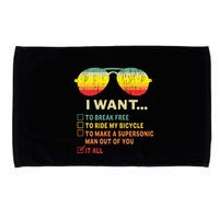 I Want It All To Break Free Ride My Bicycle Funny Microfiber Hand Towel