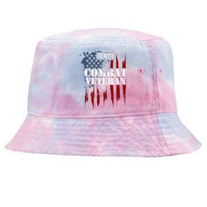 Iraq War Iraq Combat Veteran Tie-Dyed Bucket Hat