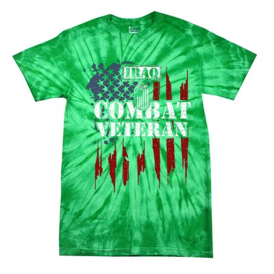 Iraq War Iraq Combat Veteran Tie-Dye T-Shirt