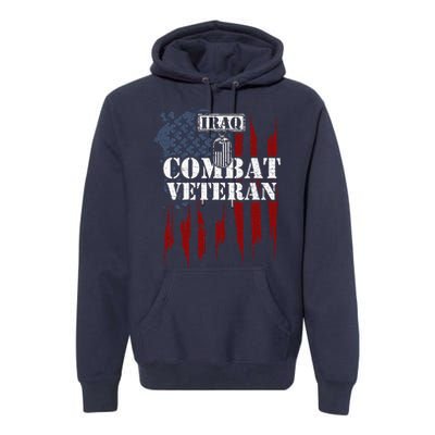 Iraq War Iraq Combat Veteran Premium Hoodie