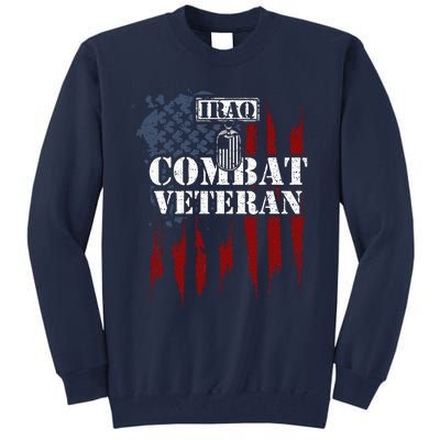 Iraq War Iraq Combat Veteran Tall Sweatshirt