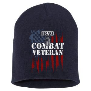 Iraq War Iraq Combat Veteran Short Acrylic Beanie