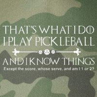 It's What I Do I Play Pickleball and I Know Things Except Legacy Tie Dye Trucker Hat