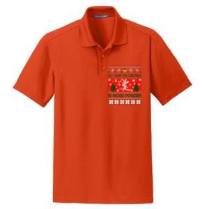 I Want Is More Powder Ski Lover Skiing Ugly Christmas Gift Dry Zone Grid Polo