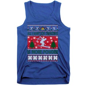 I Want Is More Powder Ski Lover Skiing Ugly Christmas Gift Tank Top