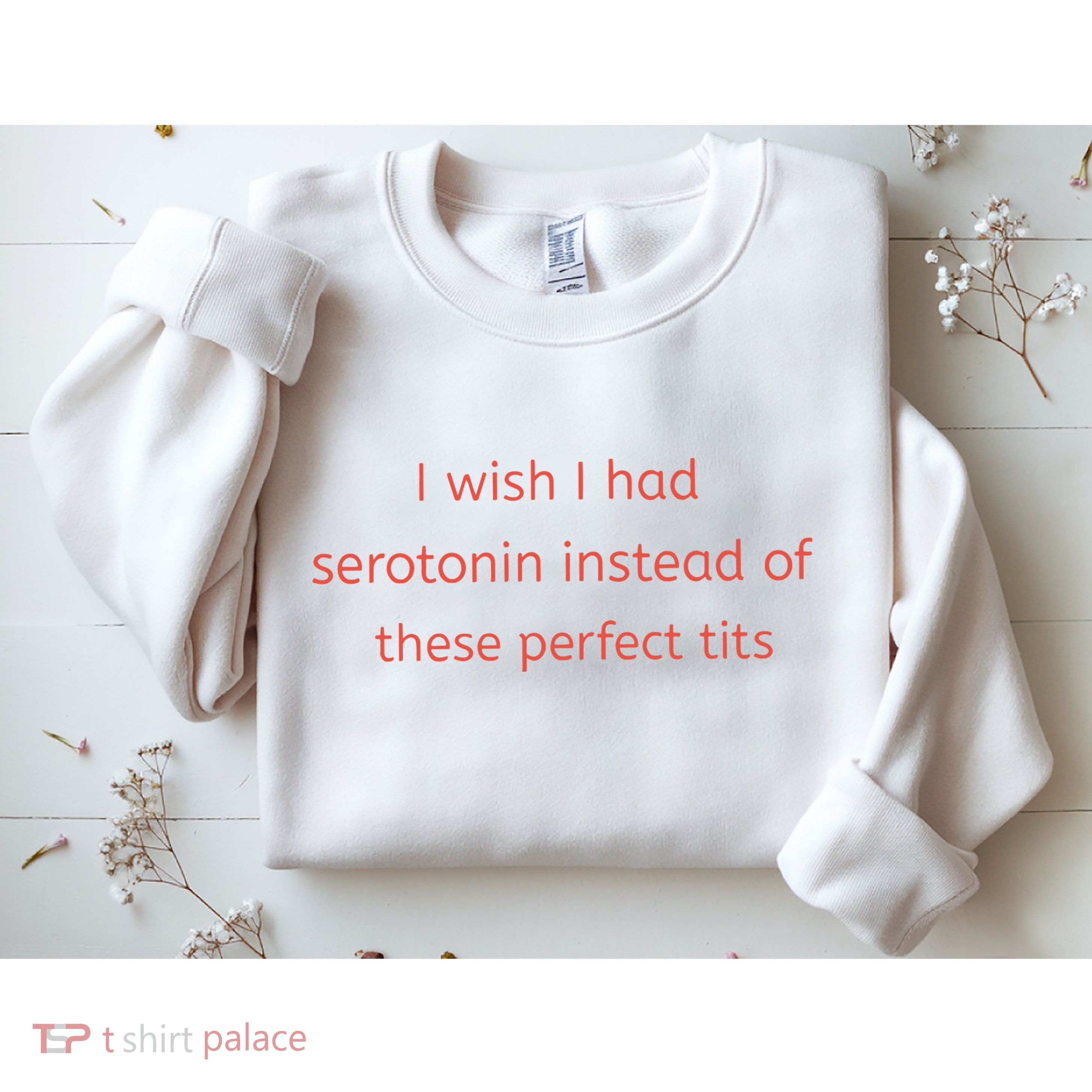 I Wish I Had Serotonin Instead Of These Perfect Tits Sweatshirt