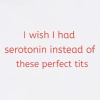 I Wish I Had Serotonin Instead Of These Perfect Tits Youth Performance Sprint T-Shirt