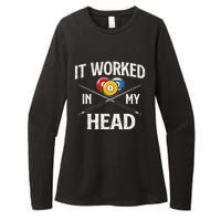 It Worked In My Head  Billiard Pool Player Sports Lover Womens CVC Long Sleeve Shirt