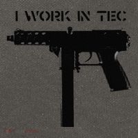 I Work In Tec Cotton Canvas Backpack