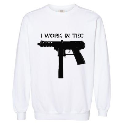I Work In Tec Garment-Dyed Sweatshirt
