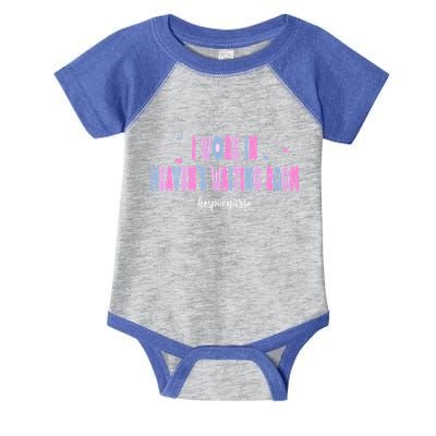 I Work In HeavenS Waiting Room Hospice Nurse For Mom Nurse Meaningful Gift Infant Baby Jersey Bodysuit