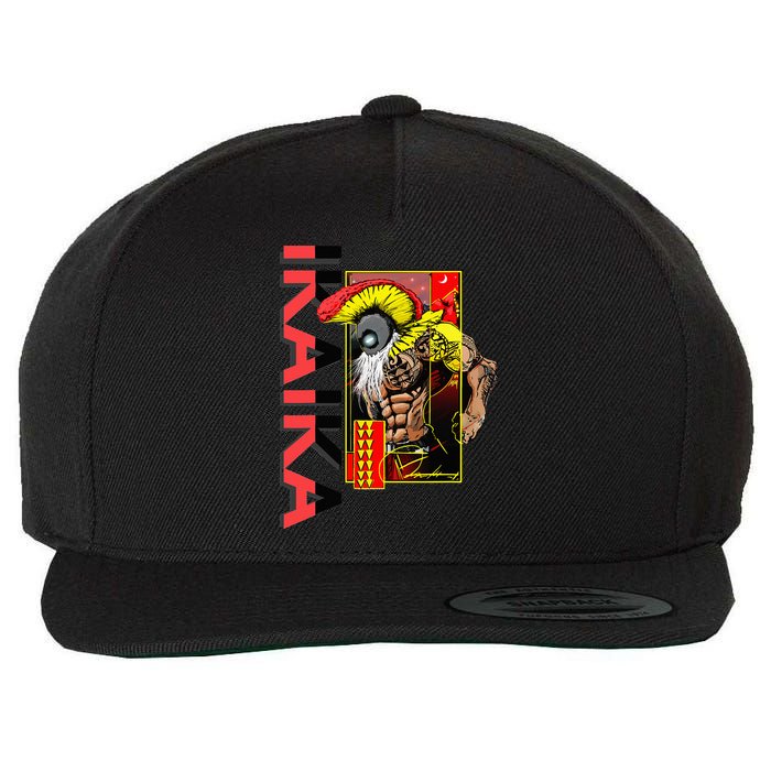 IKAIKA Warrior Wool Snapback Cap