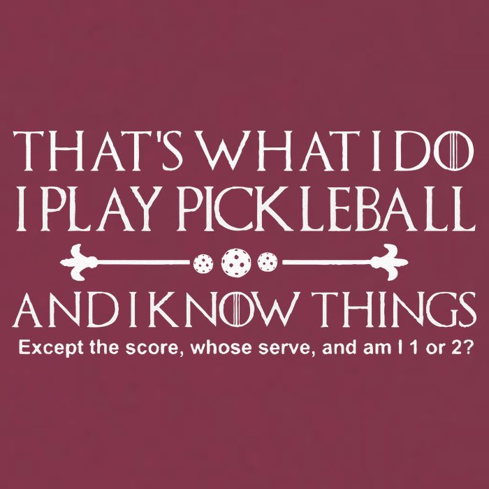 It's What I Do I Play Pickleball and I Know Things Except 16oz Travel Tumbler