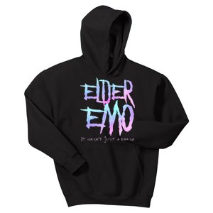 It Wasnt Just A Phase Funny Emo Goth Kids Hoodie