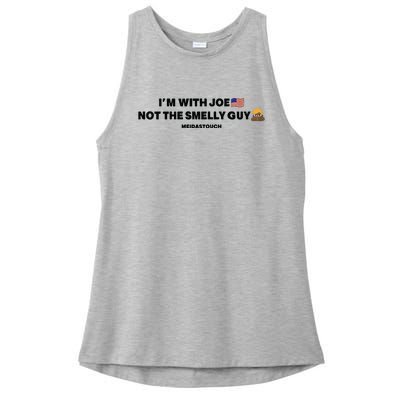 IM With Joe Not The Smelly Guy Ladies PosiCharge Tri-Blend Wicking Tank