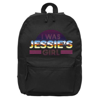I Was JessieS Girl T 80S Retro 16 in Basic Backpack