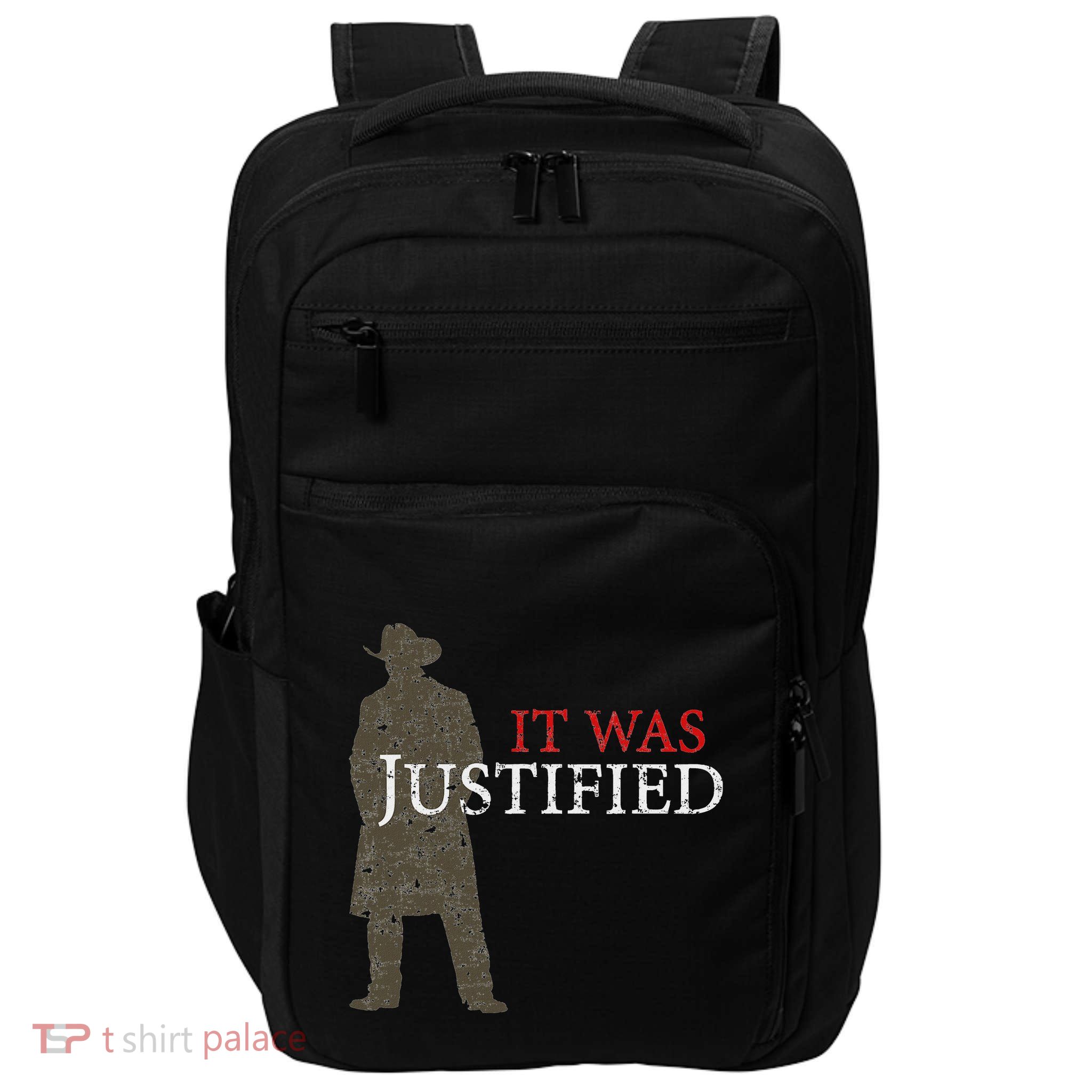 It Was Justified Impact Tech Backpack