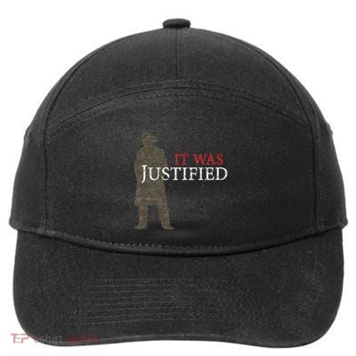 It Was Justified 7-Panel Snapback Hat