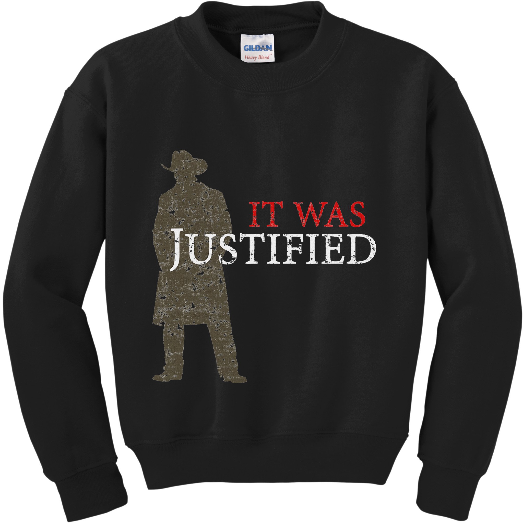 It Was Justified Kids Sweatshirt