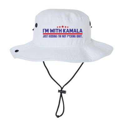 IM With Kamala Just Kidding Not Idiot Republicans For Trump Bucket Hat