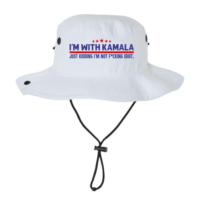 IM With Kamala Just Kidding Not Idiot Republicans For Trump Legacy Cool Fit Booney Bucket Hat