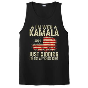 Im With Kamala Just Kidding Not Idiot PosiCharge Competitor Tank