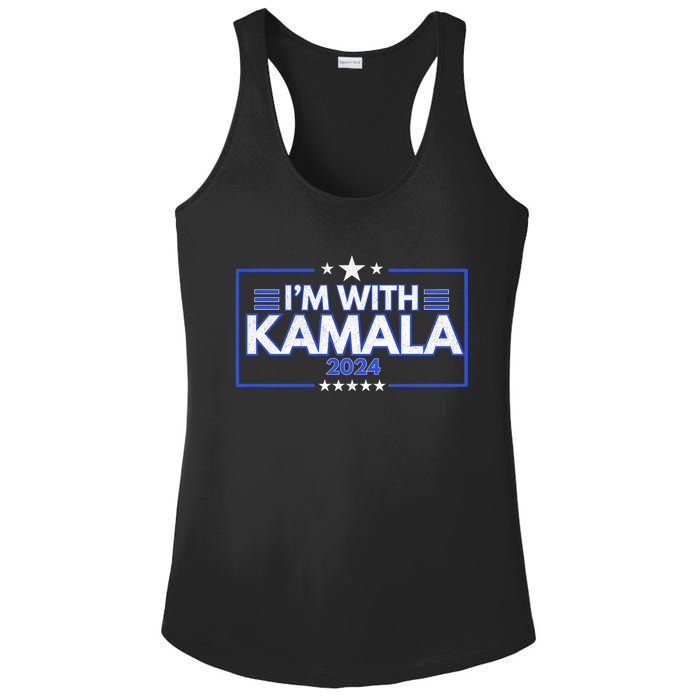 IM With Kamala 2024 Ladies PosiCharge Competitor Racerback Tank