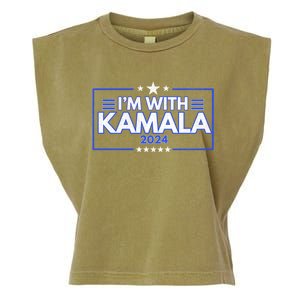 IM With Kamala 2024 Garment-Dyed Women's Muscle Tee