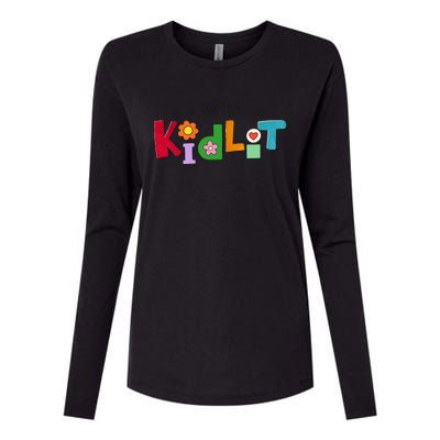 I Write Kidlit Womens Cotton Relaxed Long Sleeve T-Shirt