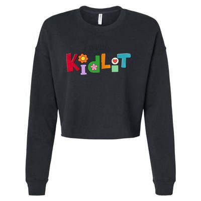 I Write Kidlit Cropped Pullover Crew