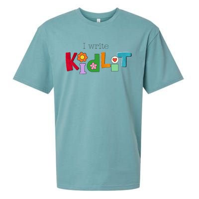 I Write Kidlit Sueded Cloud Jersey T-Shirt