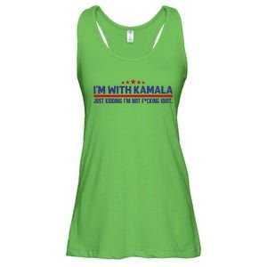 IM With Kamala Just Kidding Not Idiot Republicans For Trump Ladies Essential Flowy Tank