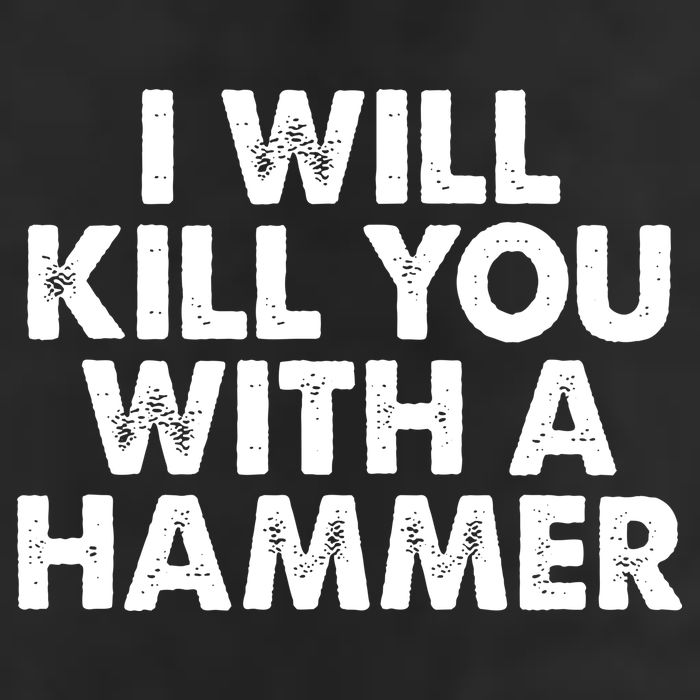 I Will Kill You With A Hammer Vintage Golf Towel