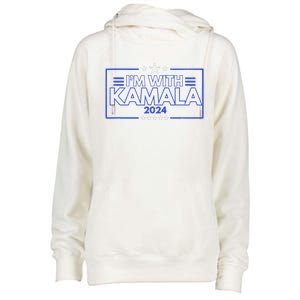 IM With Kamala Womens Funnel Neck Pullover Hood