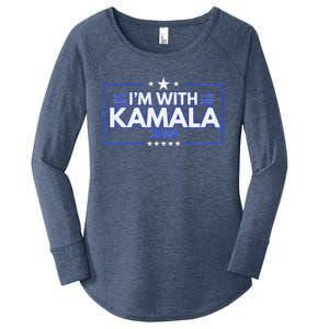 IM With Kamala Women's Perfect Tri Tunic Long Sleeve Shirt